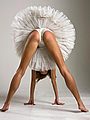 Naked ballet dancer